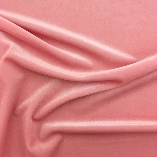 Stretch Velvet - BABY PINK